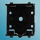 Horizontal DIN rail clip