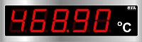 large digit display - stainless steel