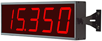 large digit display - wall mounting